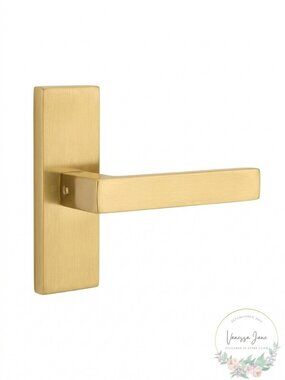 Emtek Dummy Brass Stretto Dumont Lever Set